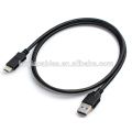 Super Speed ​​USB 3.1 Tipo C para USB A 3,0 macho para cabo de dados masculino para Macbook, Nokia N1